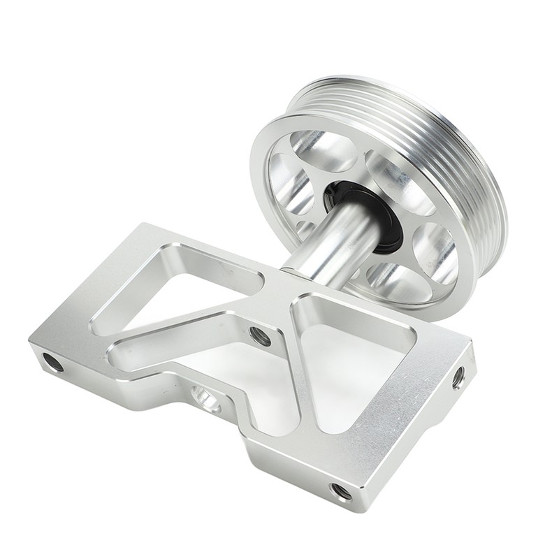 Air Pump Idler Bracket with Pulley Metal Replacement for Ford