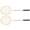 Badminton Rackets Iron Alloy Lightweight Badminton Racquets with 3 Balls
