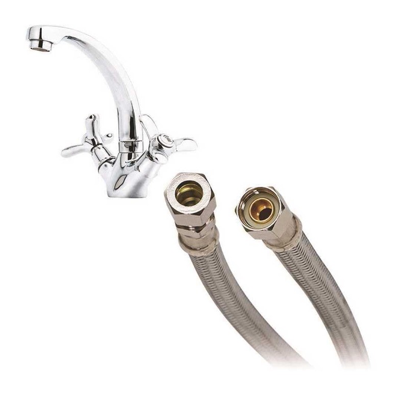 Fluidmaster 3/8 in. Compression x 3/8 in. Dia. x 20