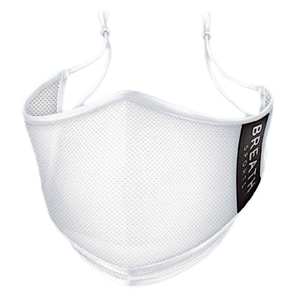 BREATH SPORTS MASK Breath Sports Mask, Sports Mask, UV Protection, Cooling Sensation, Antibacterial, Quick Drying, White