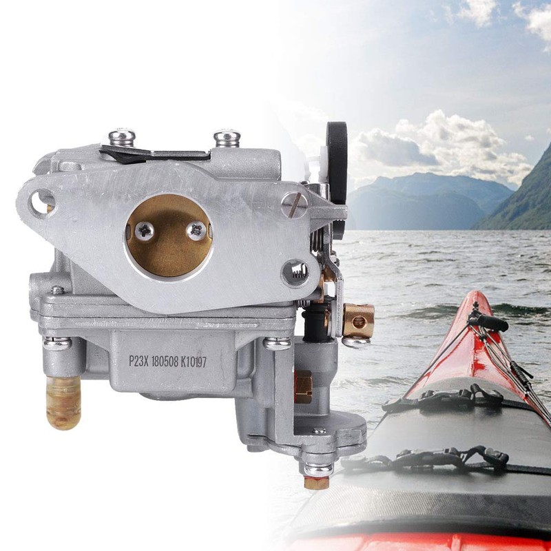 Keenso 66M-14301-00 Classic Alloy Canoe Kayak 4-Stroke 15 HP Outboard