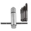 Aracombie 1pcs Adjustable T Handle Tap Holder Wrench with 5pcs