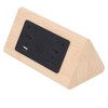LED Digital Alarm Clock Multipurpose Wooden Clock with Voice Control