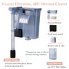 VILLNO Silent Aquarium Hang-on Filter, 5W 124GPH Fish Tank Filter