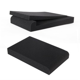 Studio Monitor Isolation Pads,High-Density Speaker Pads Suitable for 5 Inch Speakers for most Speaker Stands (Pack of 2,Black)