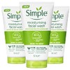 Simple Kind to Skin Moisturising Facial Wash, 100% Soap Free,