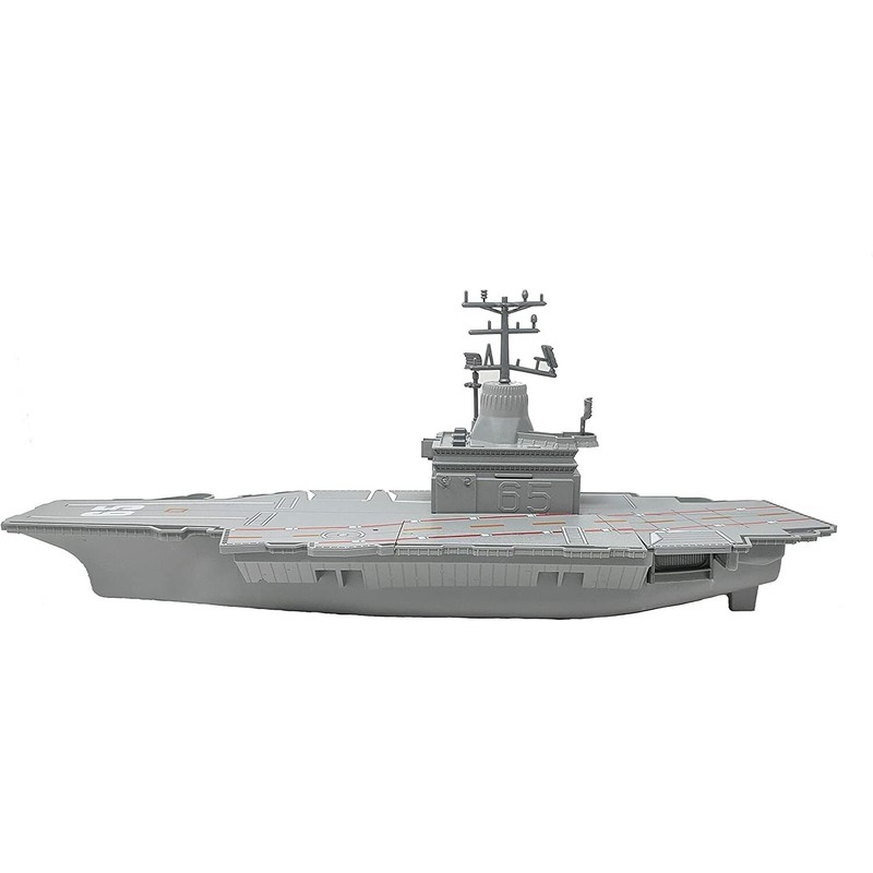 Toy Aircraft Carrier Submarine Battleship Destroyer Combo and 8 Mini