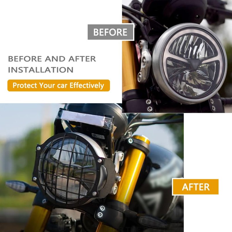 FOR Speed 400 Scrambler 400X 2024 Motorcycle Headlight Protector Cover