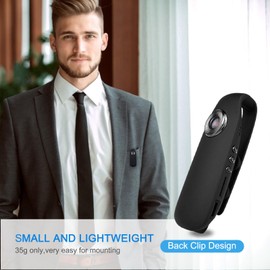 Mini Body Camera with 32GB SD Card,1080P Portable Body Cam Video Recorder with Loop Recording & Motion Detection & Wearable Magnetic Clip,Personal Small BodyCam for Daily Recording,Security Guards