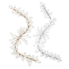 FRCOLOR 2pcs Wedding Hair Accessories Crystal Headbands for Women Glistening Rhinestone Headpieces Lightweight Comfortable Fit for Bridesmaid and Flower Girl Durable Elegant Design