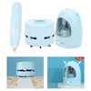Pencil Sharpene Electric Blue Small Portable Stationery Set for Clean