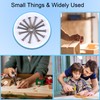 HVDHYY 500 pieces black round head small wooden nails small