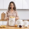 noonberry Potato and Onion Storage Bin, Garlic Storage, Set of