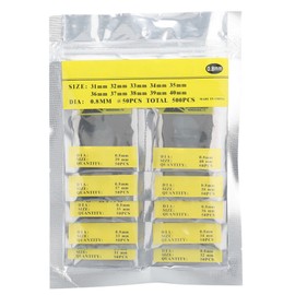 500pcs/bag O Ring Rubber Seal Watch Back Cover Seal Gaskets Watch Repairing Tool (0.8)