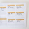 Desk Weekly Planner + Budget Planner Set,15 x 10.52 Tear