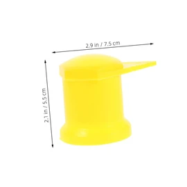 ABOOFAN 12pcs Yellow Wheel Nut Indicators High Visibility Loose Lug Nut Detection for Trucks Enhancing Safety and Routine Inspections Reliable Monitoring for Accident Prevention