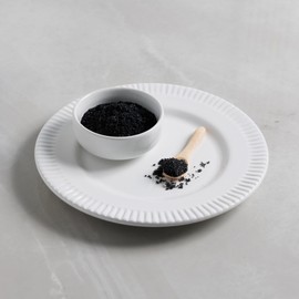 s.a.l.t. sisters Midnight Diamonds Ka'nani Hawaiian Sea Salt | All-Natural, Gluten Free, MSG Free, Non-GMO | Dissolvable Coconut Shell Charcoal Infused Fine Salt for Meat, Fish, Vegetables | 8oz