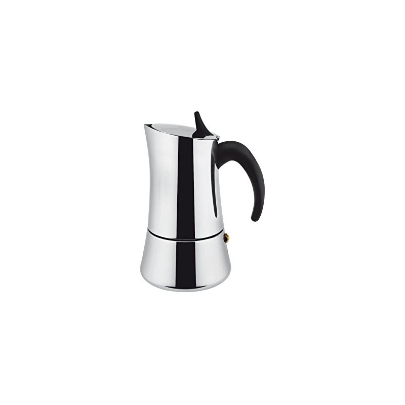 Ilsa Elly Cafetiere, Steel, Silver, 12 Units