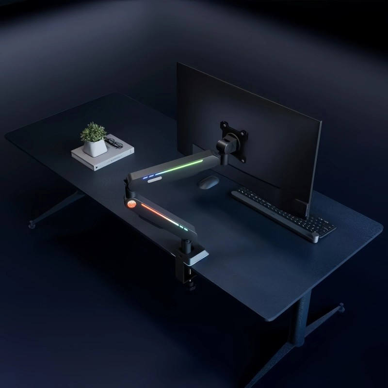 THEARK Gaming Monitor Stand with RGB LED Lights – Adjustable
