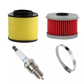 Gearzaar For 1988-2000 Honda FourTrax 300 TRX300 Air Oil Filter Spark Plug Tune Up -Kit