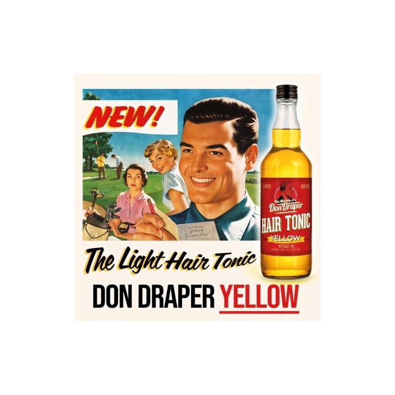 DON DRAPER Hair Tonic YELLOW - TRAVEL SIZE
