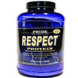 Pride Nutrition Respect Protein Vanilla Ice Cream 60 Servings – Meal Replacement Shake for Women & Men – Whey Protein Isolate, Micellar Casein, Flax & Fiber