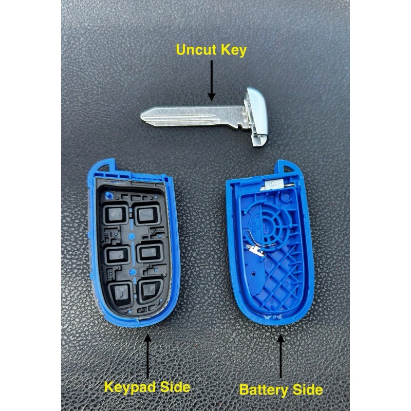 1 BLUE SRT 392 KEY FOB SHELL For Dodge Charger