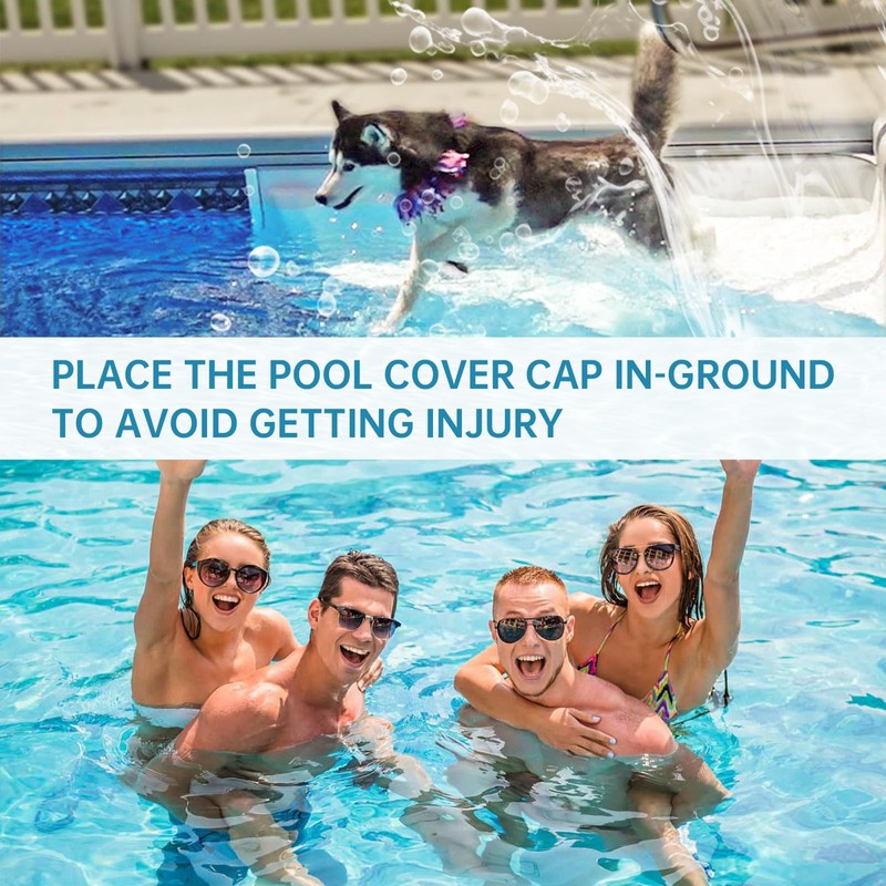 30 Pcs Trdzi Pool Cover for Fence Hole Deck Patio