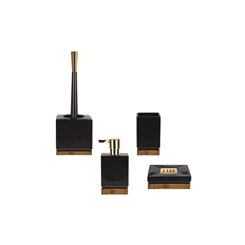 Spirella Roma Black/Gold Soap Dispenser