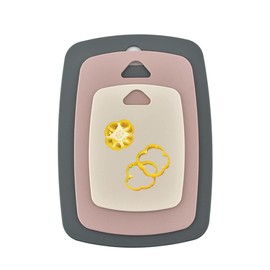 3Pack Chopping Board, Chopping Boards for Kitchens with Handle, BPA Free, Dishwasher Safe Cutting Boards, Multicolor Chopping Board Set for Fruit Meat - (Pink)