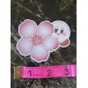 Kirby Cherry Blossom vinyl car decal 3 x 3 inches