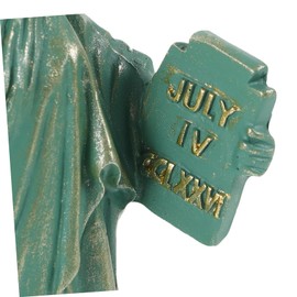 VICASKY Statue of Liberty Miniature Figurine Elegant Souvenir Decor for Home Office for Wine Cabinet Display and Travel Crafted with Detail