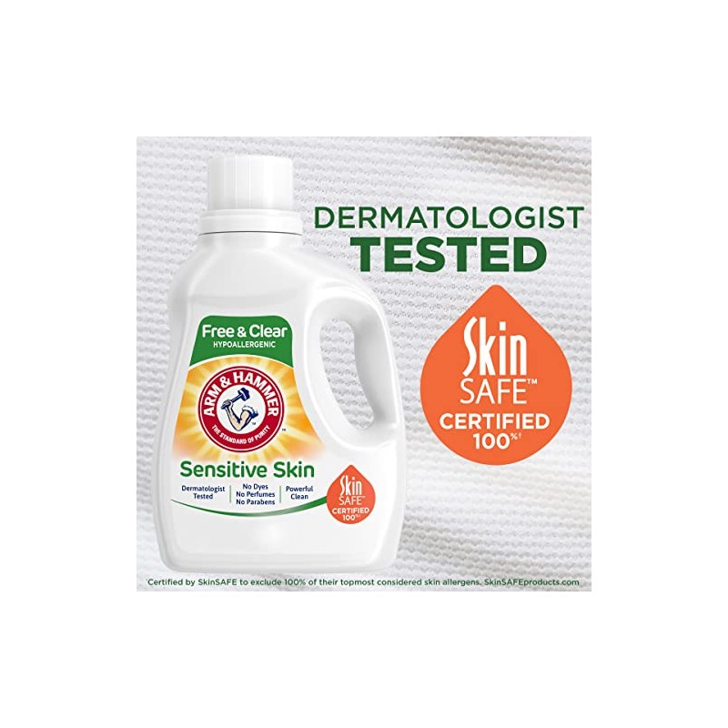 Arm & Hammer Sensitive Skin Free & Clear, 140 Loads