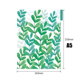 CLKE 6 Pieces A5 Plastic Dividers Dividers 6 Holes Dividers A5 6 Styles for Flower Herb Leaf Decoration Notebook File