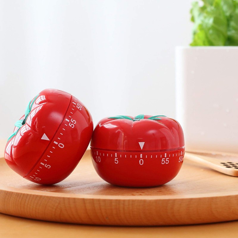 Cute Tomato Shape 360 Degree Rotating Kitchen Cooking Timer Kitchen