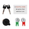 Eterpace Door Lock Cylinder & Ignition Switch Cylinder, Compatible with