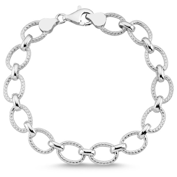 Vinani 2AB3 Women's Bracelet 925 Silver – x Pattern with