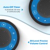 Buffbee Sound Machine & Alarm Clock 2-in-1, 0-100% Clock Face