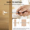 CVIUYO 6 Pcs 30mm Round Cabinet Knobs, Gold Drawer Knobs,