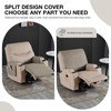 VANSOFY Recliner Chair Covers 100% Waterproof Seat Cover with Arm