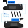 Sun Visor Repair Kit for Jeep Wrangler JK JKU 2007-2017,Sunvisor