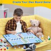 Deekin 131 Pcs DIY Create Your Own Board Game Kit