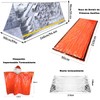 Outdoor Insulated Survival Kits-Emergency Blankets(5 Pack),1 Emergency Sleeping Bag,1 Emergency