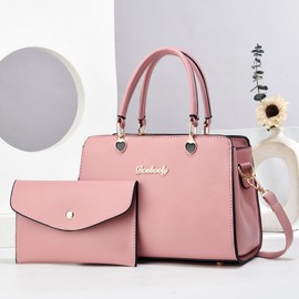 Xiaoyu Fashion Purses and Handbags for Women Elegant Crossbody bag Ladies Top Handle Satchel Shoulder Bags Small Totes, Pink