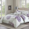 Comfort Spaces Enya Comforter Set-Modern Floral Design All Season Down