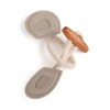 4 Sets Sew-On Toggle with Wooden Horn Button for Coat