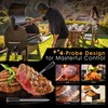 4 Probes Wireless Meat Thermometer for Grilling and Smoking, Waterproof