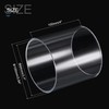 sourcing map Acrylic Pipe Rigid Round Tube Clear 94mm ID