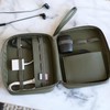 Stackers Cable Storage Bag, olive green, Minimalist
