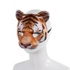 Himine Animals Dressed up Half Face Tiger Mask (Yellow)